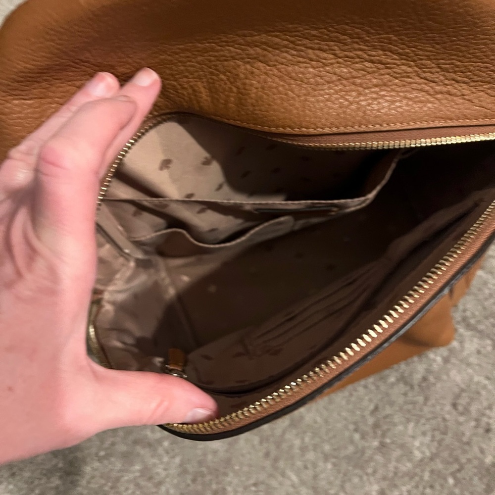 Kate Spade New York Brown Leather Backpack - Picture 2 of 5